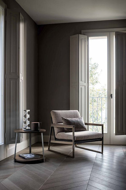 Ditre Italia Daytona Lænestol – Maskulin Elegance med Træ og Metal