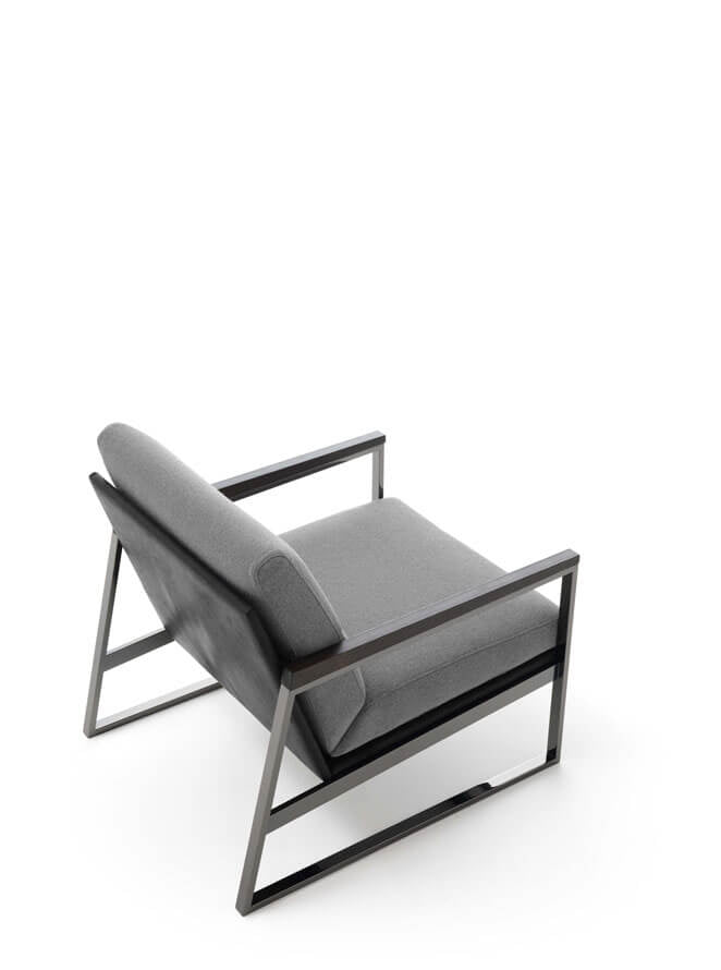 Ditre Italia Daytona Lænestol – Maskulin Elegance med Træ og Metal