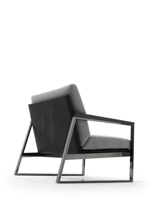 Ditre Italia Daytona Lænestol – Maskulin Elegance med Træ og Metal