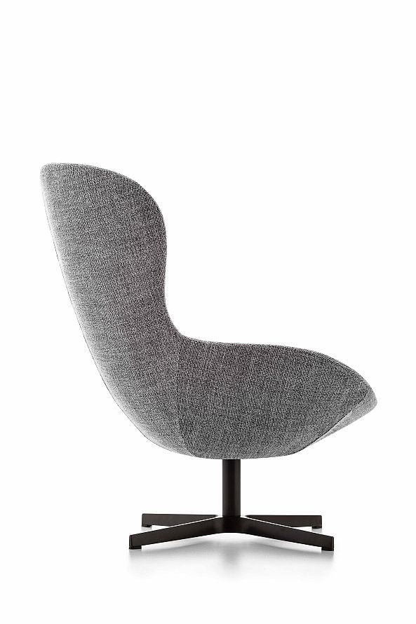 Ditre Italia Round Lænestol – Organiske Former og Omfavnende Design