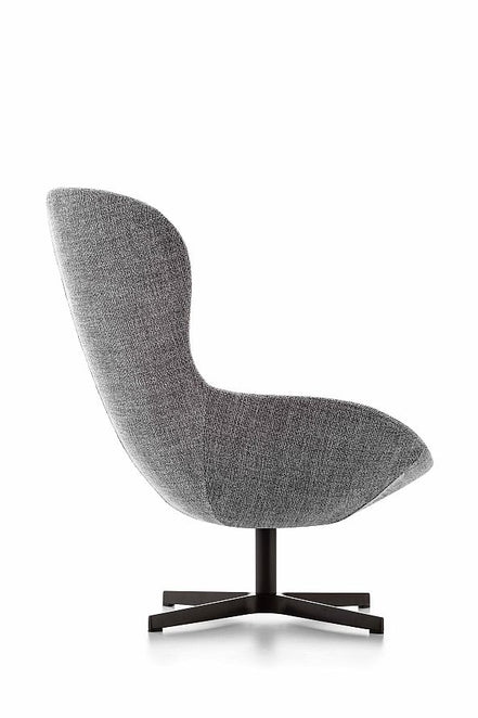 Ditre Italia Round Lænestol – Organiske Former og Omfavnende Design