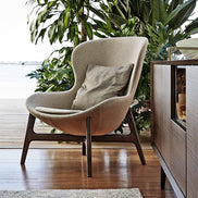 Ditre Italia Round Lænestol – Organiske Former og Omfavnende Design