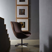 Ditre Italia Round Lænestol – Organiske Former og Omfavnende Design