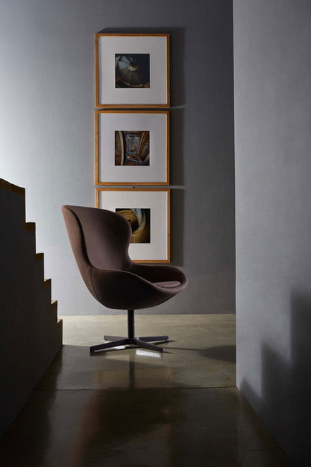 Ditre Italia Round Lænestol – Organiske Former og Omfavnende Design