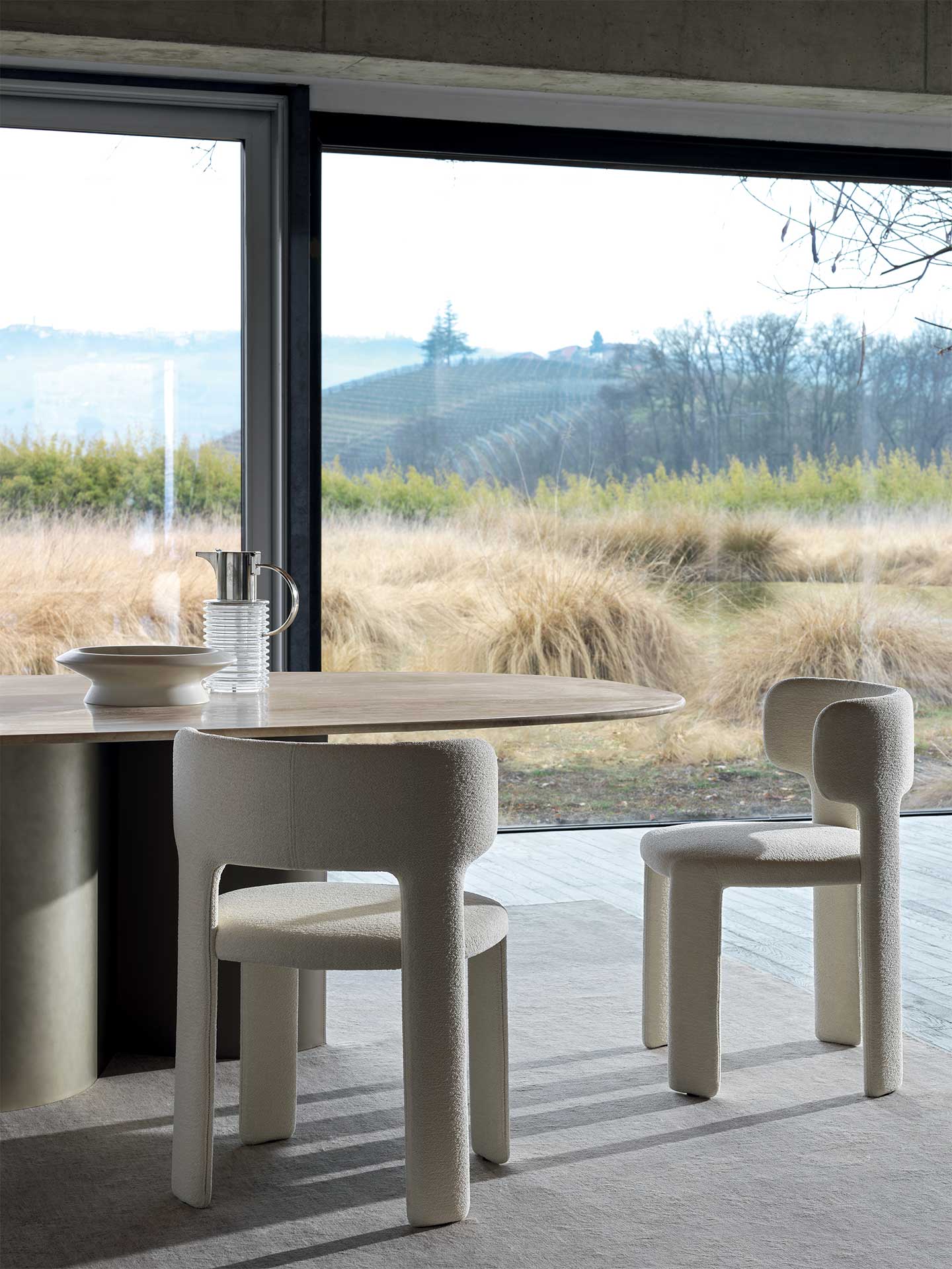 Ditre Italia Lucy Spisebordsstol – Omfavnende Komfort i Fuldt Betræk