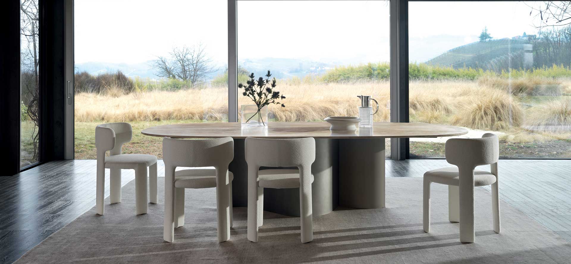 Ditre Italia Lucy Spisebordsstol – Omfavnende Komfort i Fuldt Betræk