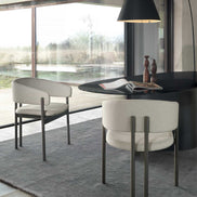 Ditre Italia Biarritz Stol – Klassisk Elegance med metal el. Asketræsben