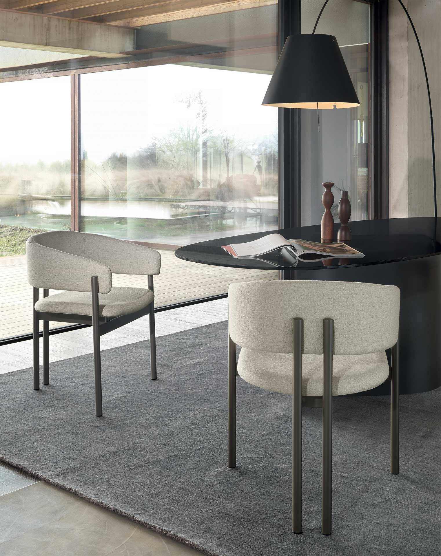 Ditre Italia Biarritz Stol – Klassisk Elegance med metal el. Asketræsben