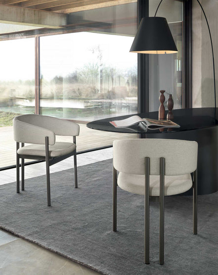 Ditre Italia Biarritz Stol – Klassisk Elegance med metal el. Asketræsben