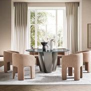 Ditre Italia Sentei Spisebord – Skulpturel Base med Marmor eller Glas