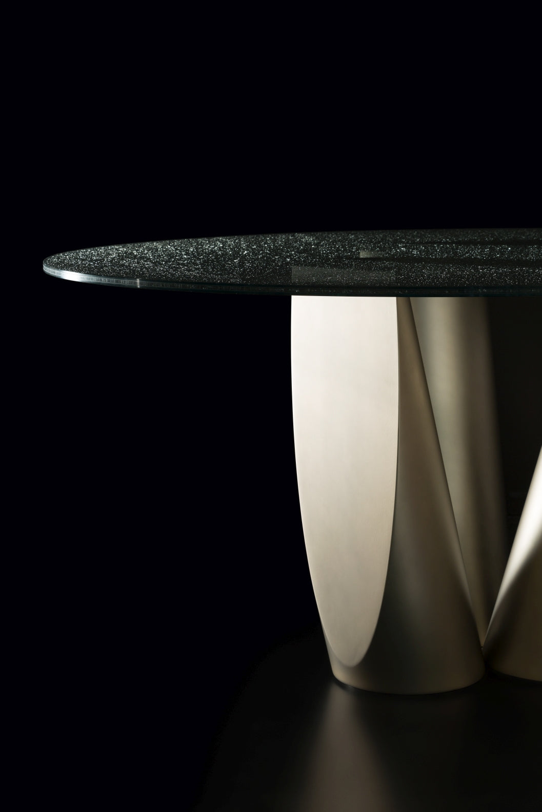 Ditre Italia Sentei Spisebord – Skulpturel Base med Marmor eller Glas