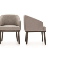 Ditre Italia St. Tropez Spisebordsstol – Træ og Læder i Elegant Forening