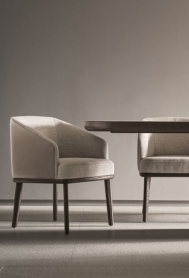 Ditre Italia St. Tropez Spisebordsstol – Træ og Læder i Elegant Forening