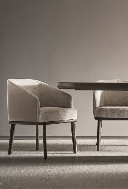 Ditre Italia St. Tropez Spisebordsstol – Træ og Læder i Elegant Forening