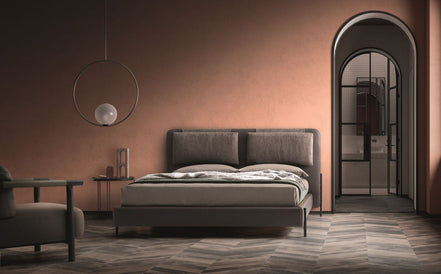 Ditre Italia Alar Seng – Kontrasterende Materialer og Høj Gavl