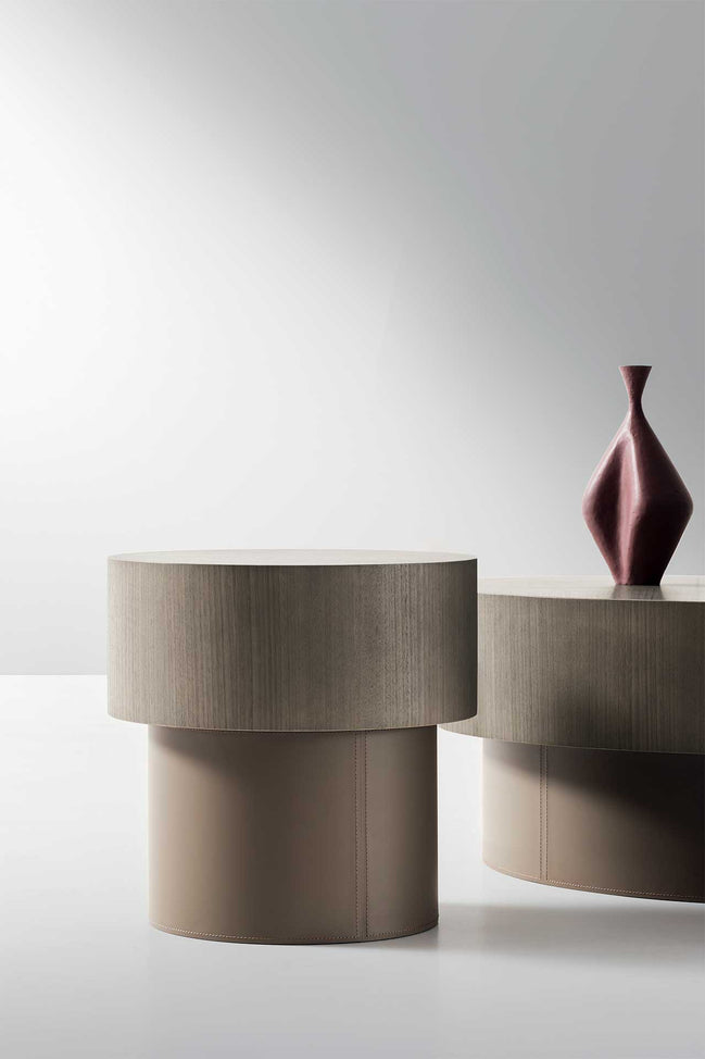 Ditre Italia Babel Sofabord – To-delt Design i Træ og Metal eller læder