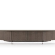 Ditre Italia Angle Skænk – Arkitektonisk Opbevaring i træ, metal eller marmor