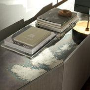 Ditre Italia Angle Skænk – Arkitektonisk Opbevaring i træ, metal eller marmor