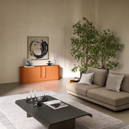 Ditre Italia Avalon Sofabord – Organisk Form i Træ og Metal