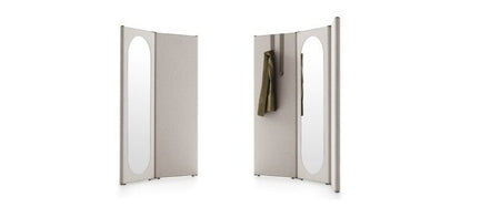 Ditre Italia Solitude Spejl – Multifunktionel Skillevæg og Garderobe