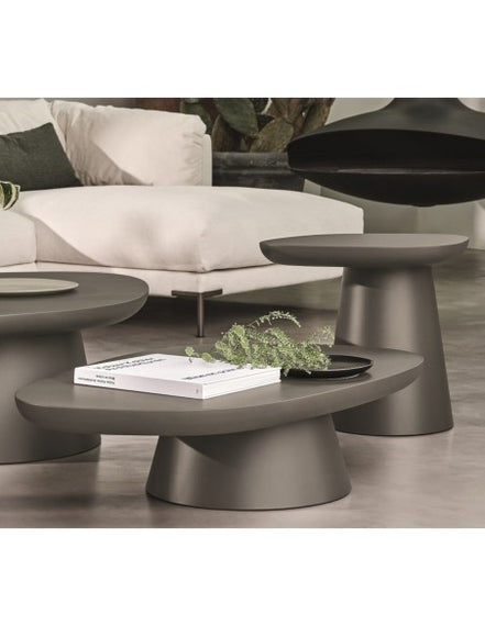 Ditre Italia Stone Sofabord – Organiske Former i Marmor og Træ