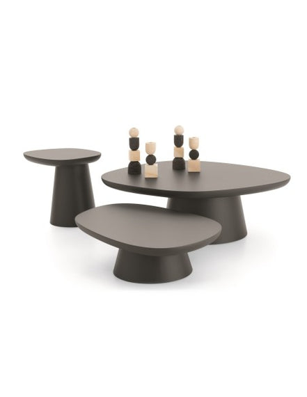 Ditre Italia Stone Sofabord – Organiske Former i Marmor og Træ