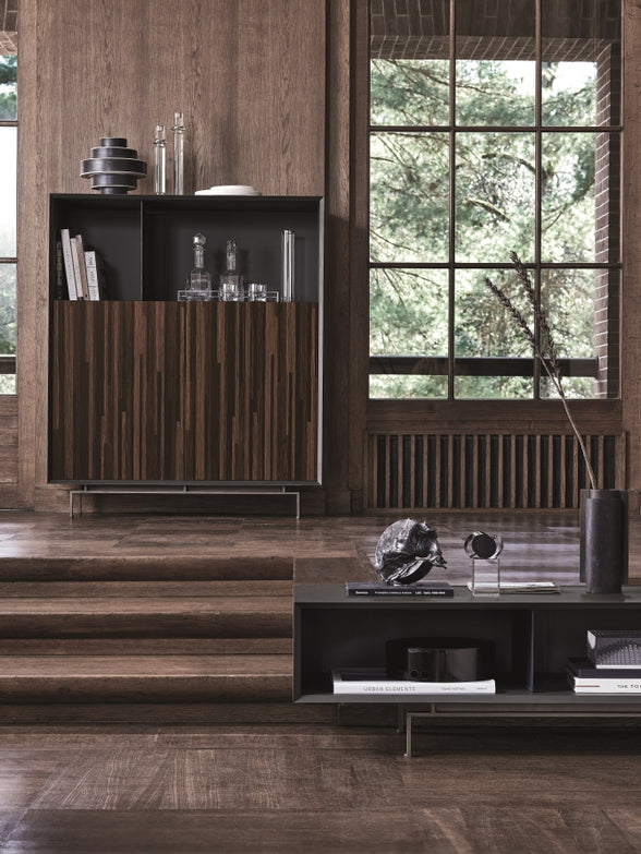 Ditre Italia Eric TV-Møbel – Moderne Medieopbevaring i Træ og Metal