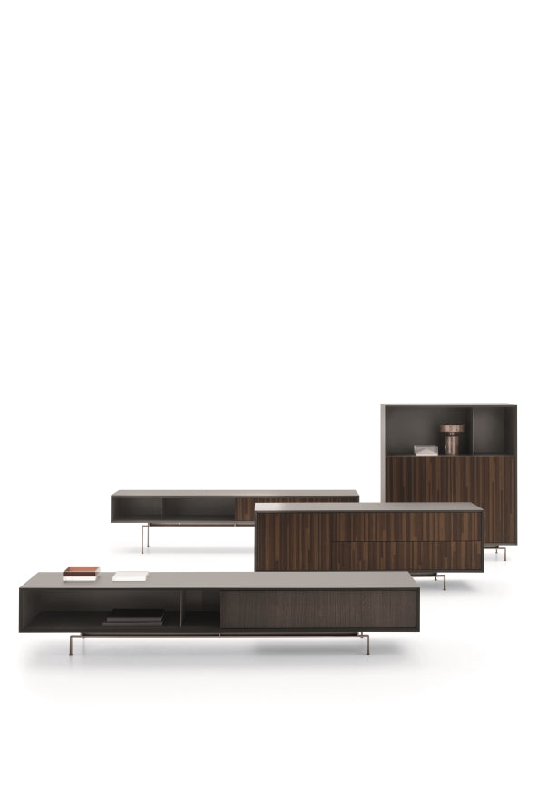 Ditre Italia Eric TV-Møbel – Moderne Medieopbevaring i Træ og Metal