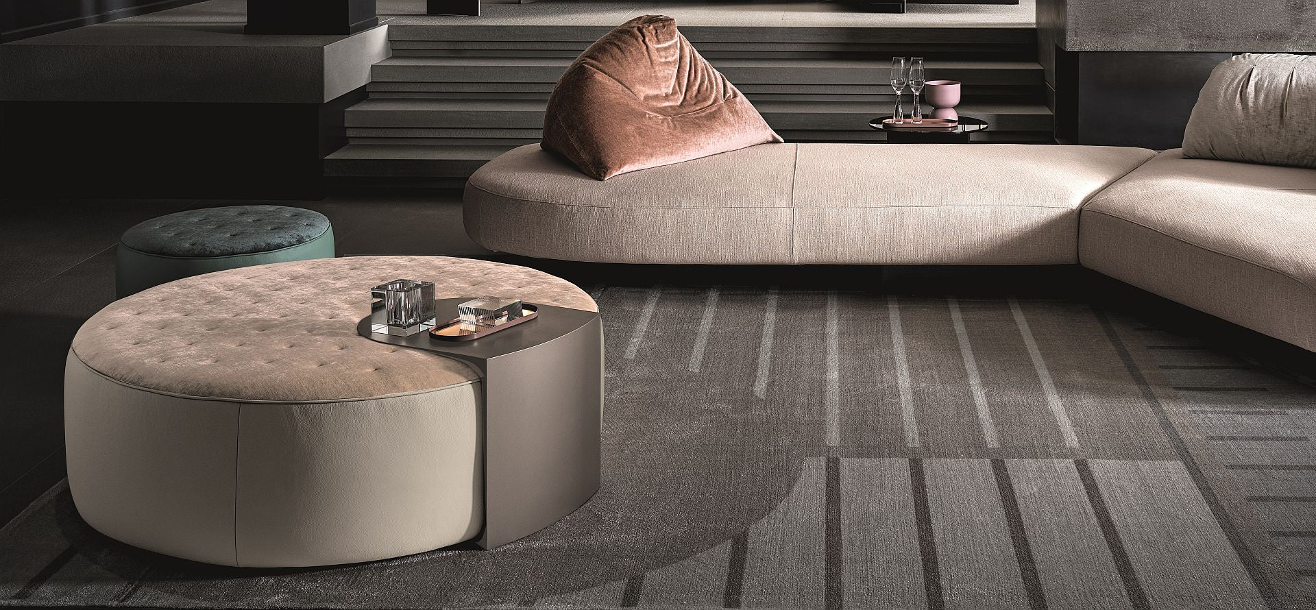 Ditre Italia Clip Sofabord – Ikonisk Loop-Design i Metal