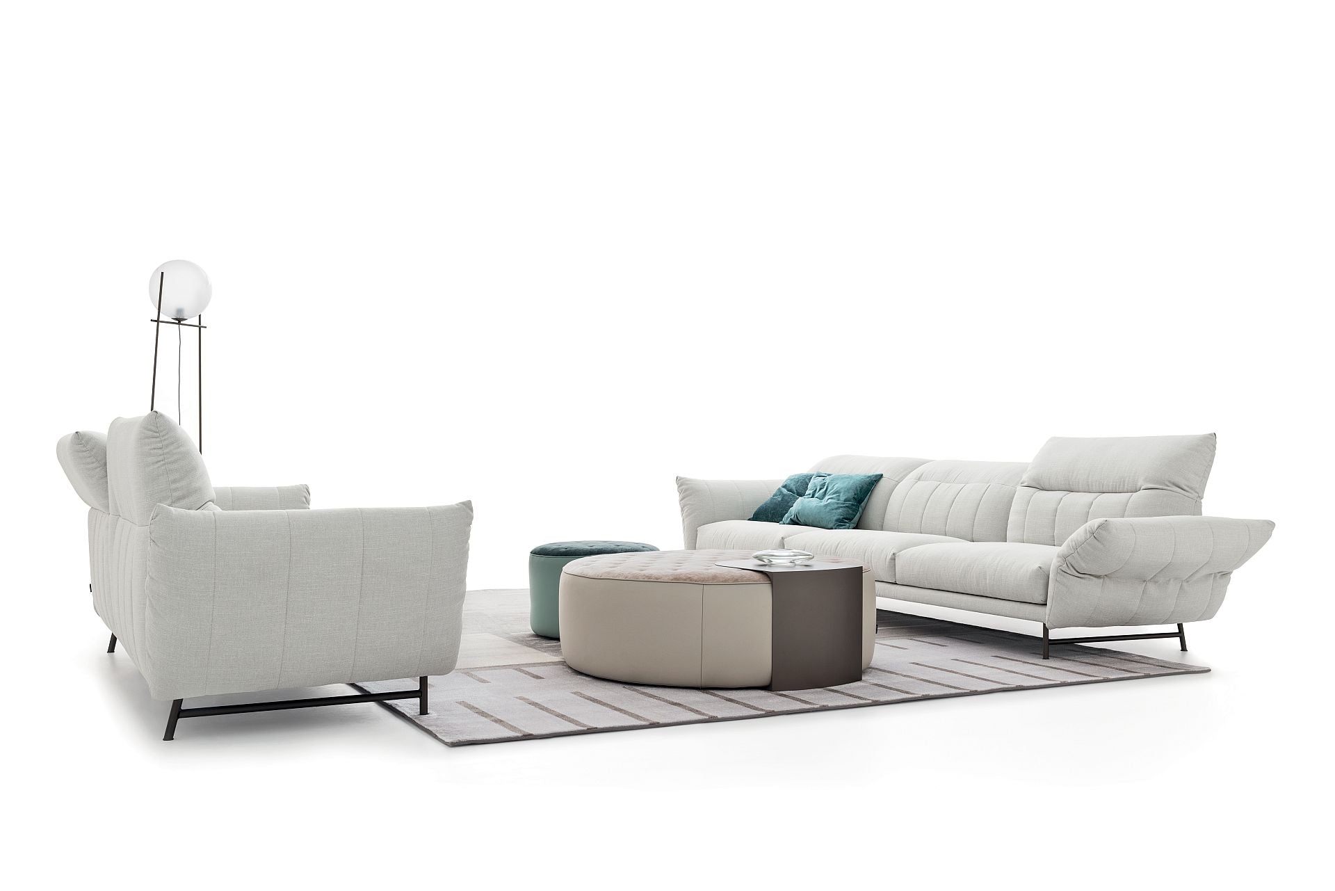 Ditre Italia Clip Sofabord – Ikonisk Loop-Design i Metal