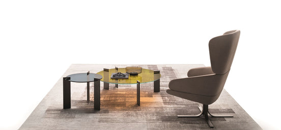 Ditre Italia Aulos Sofabord – Skulpturel Metalbase inspireret af Musik