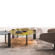 Ditre Italia Aulos Sofabord – Skulpturel Metalbase inspireret af Musik